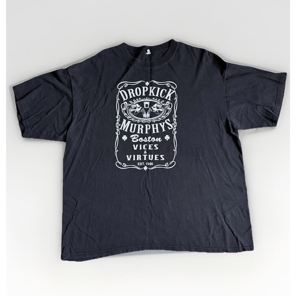 Dropkick Murphys Band Short Sleeve T-Shirt Vintage, Size 2XL (RARE)
